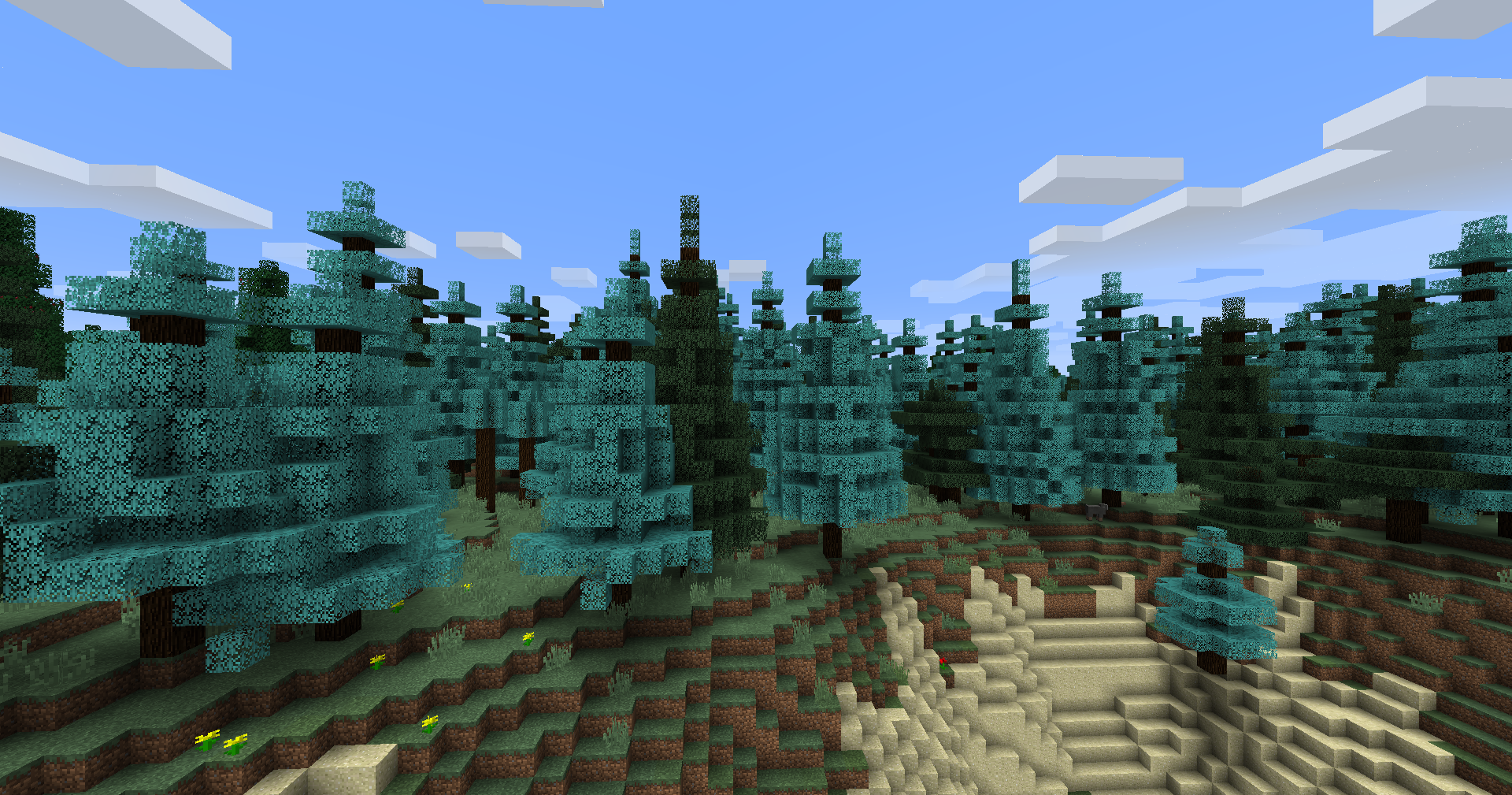Blue Taiga biome