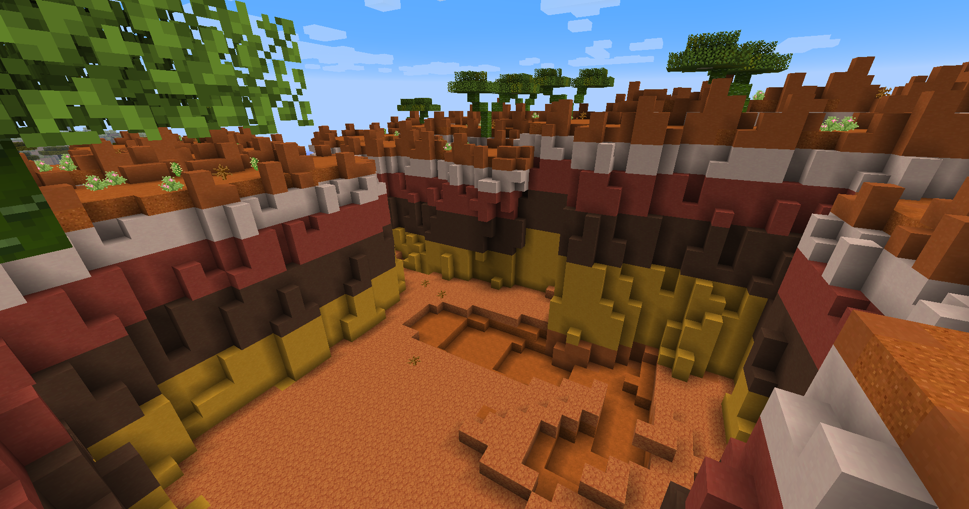 Colored Canyons biome