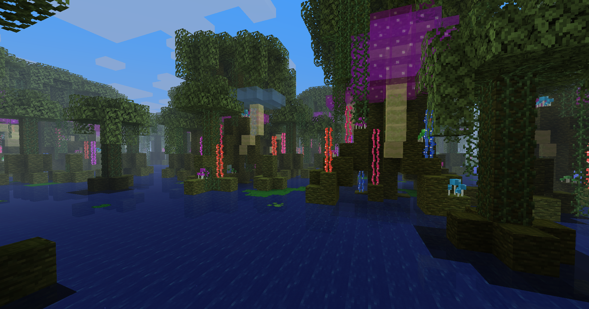 Glowshroom Bayou biome